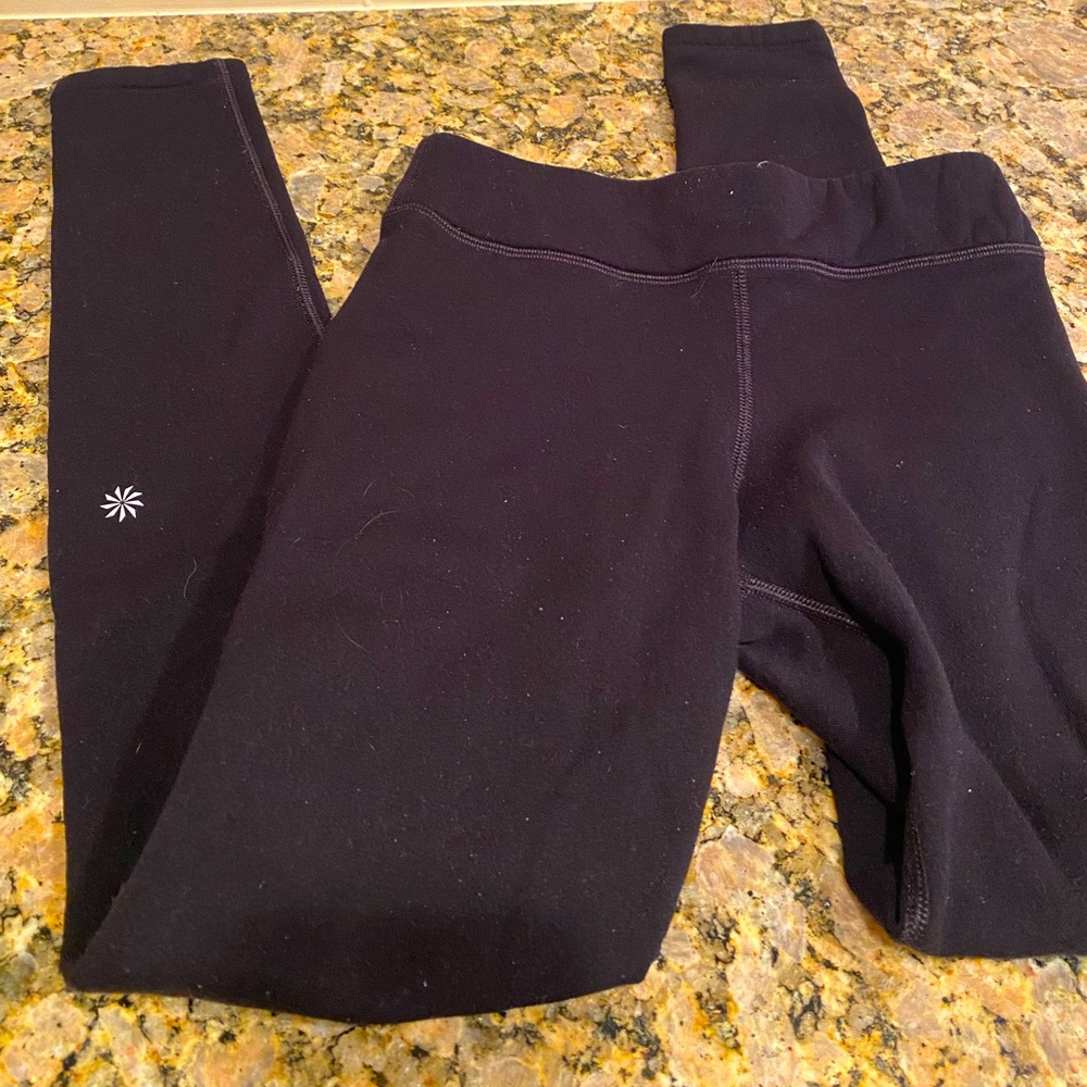 Black lined Athleta leggings